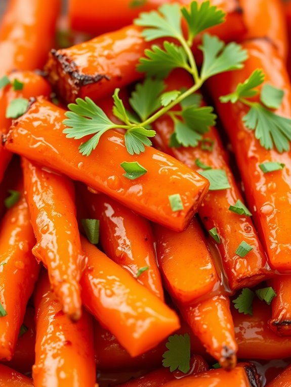 sweet and tender carrots