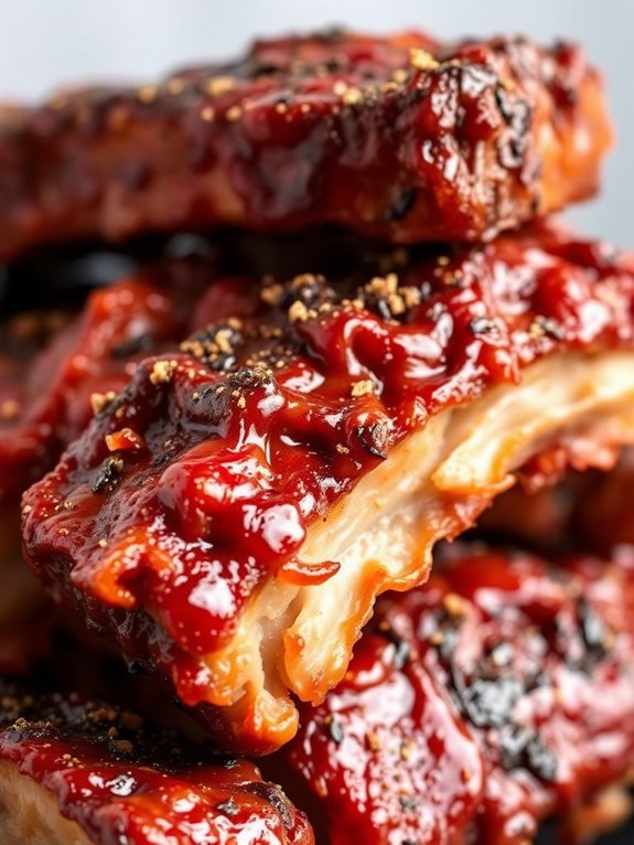 tender flavorful air fried ribs