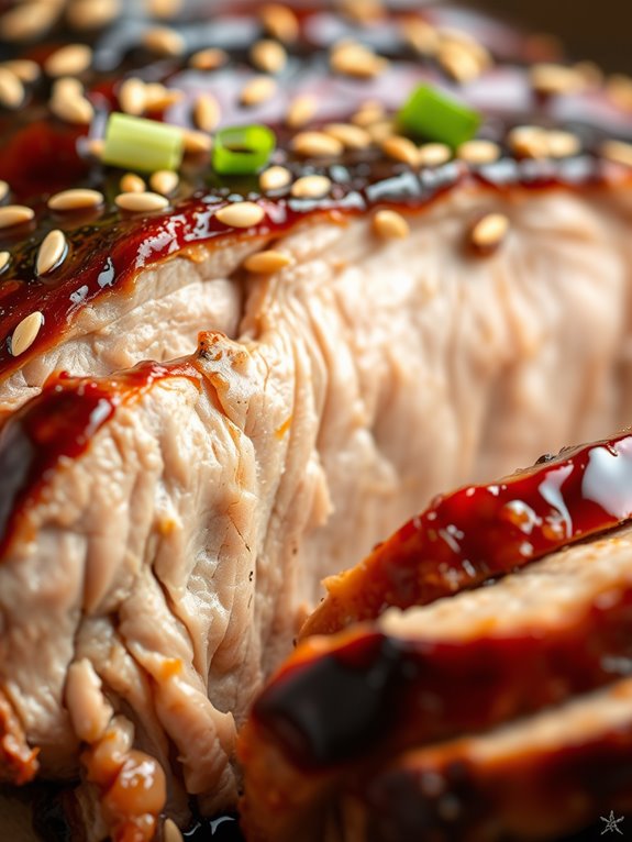 teriyaki marinated pork loin