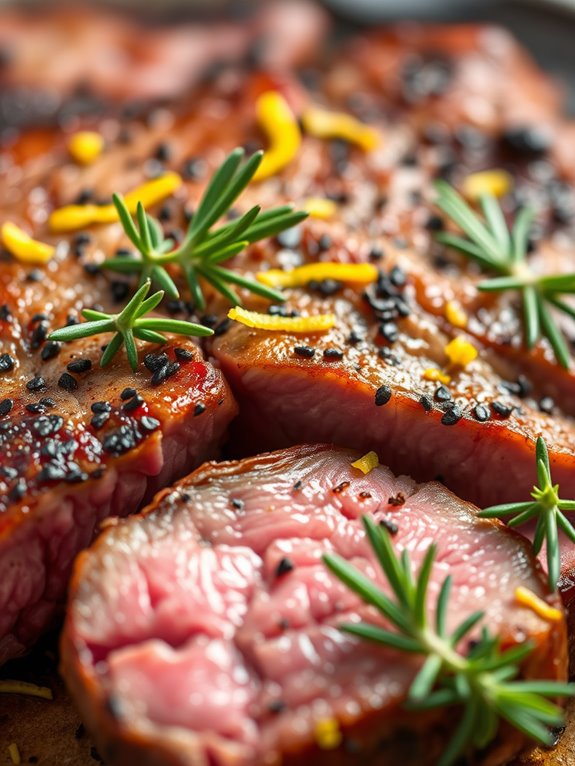 zesty citrus marinated beef