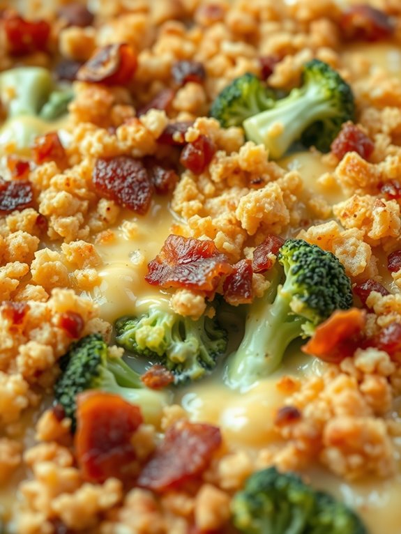 bacon cheddar broccoli casserole recipe