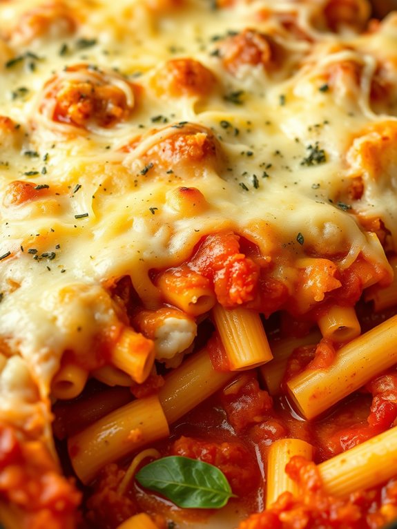baked pasta casserole dish