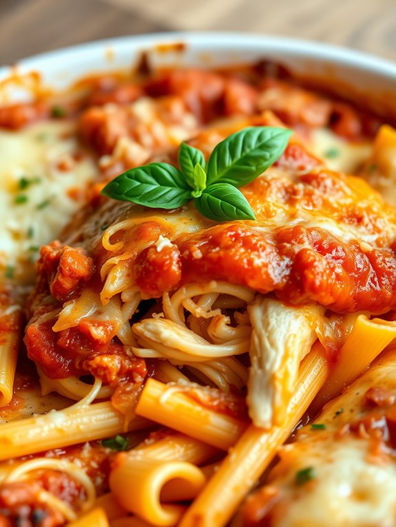 baked pasta with chicken