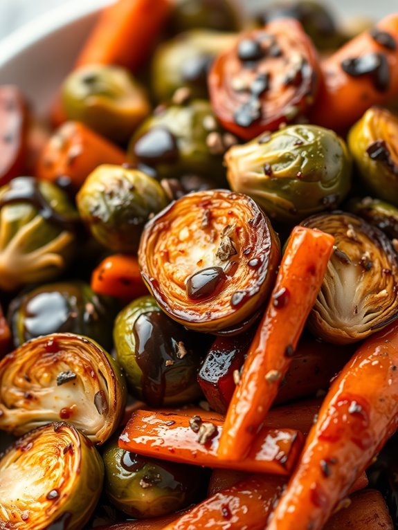 balsamic roasted vegetable medley
