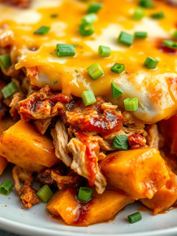 bbq chicken sweet potato casserole