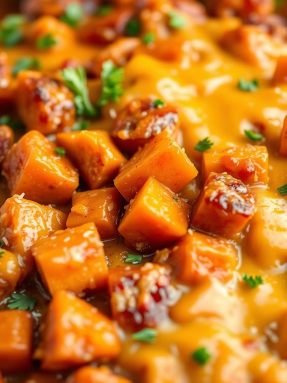 bbq chicken sweet potato casserole