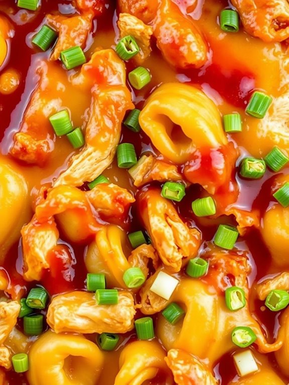 bbq chicken tortellini bake