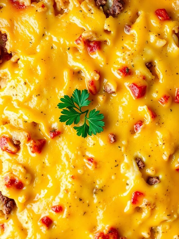 beef cauliflower rice casserole