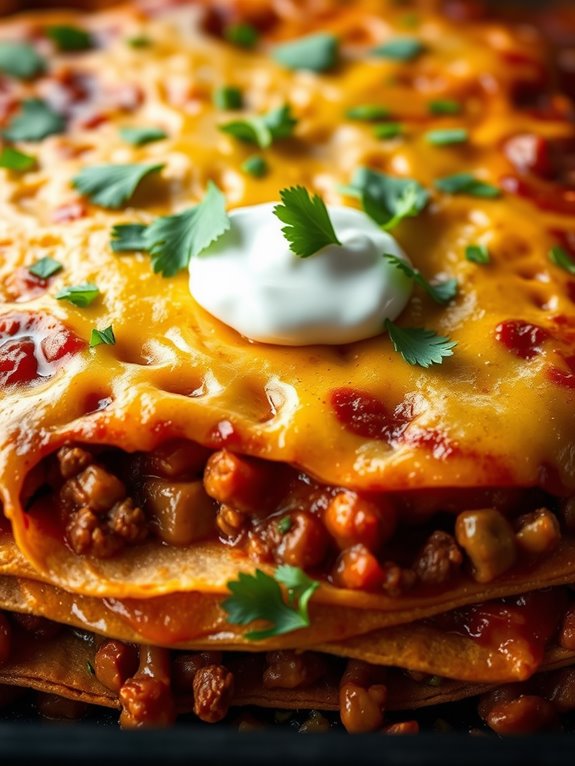beef enchilada casserole recipe