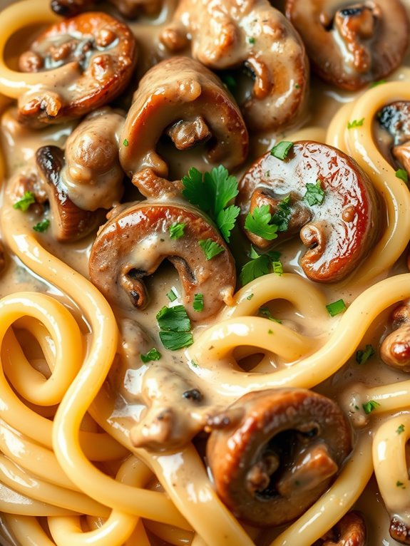 beef mushroom casserole dish