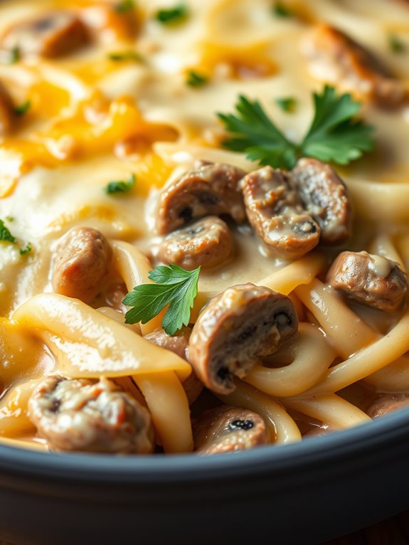 beef stroganoff casserole recipe