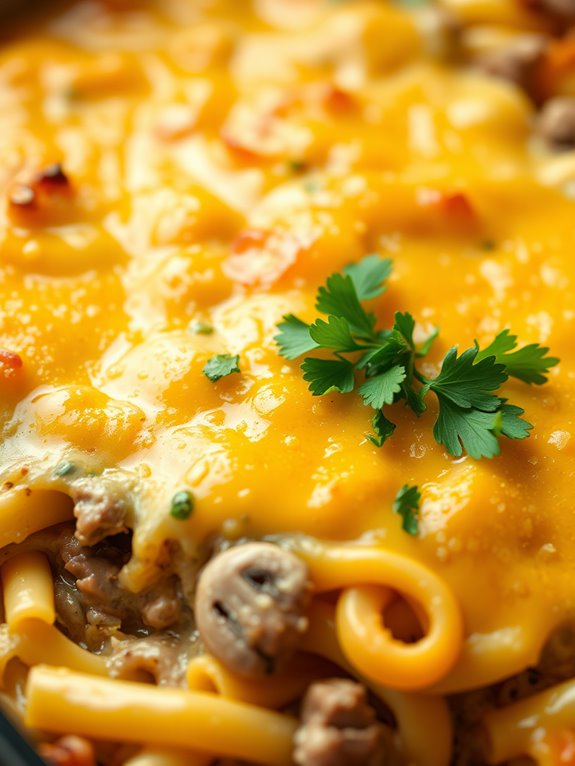 beef stroganoff noodle dish
