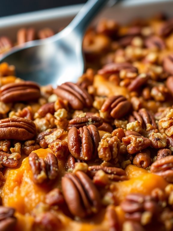 bourbon infused sweet potato dish