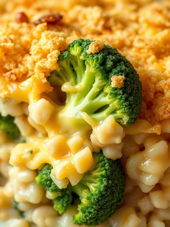 broccoli cheddar rice dish