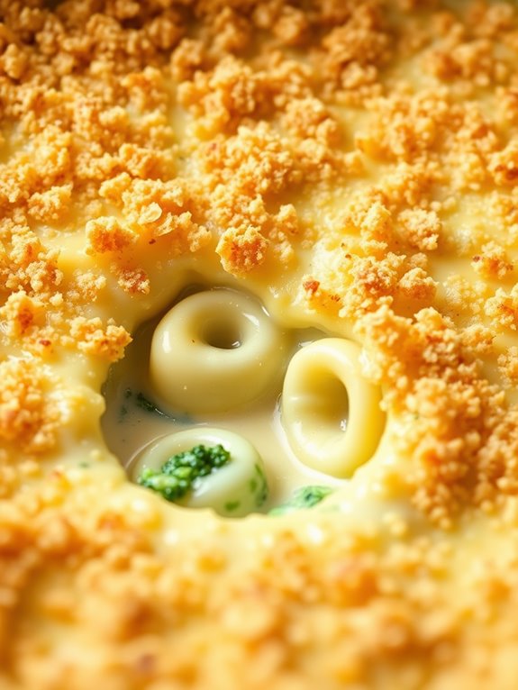 broccoli cheddar tortellini casserole
