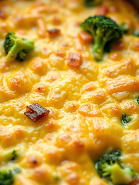broccoli cheese egg dish