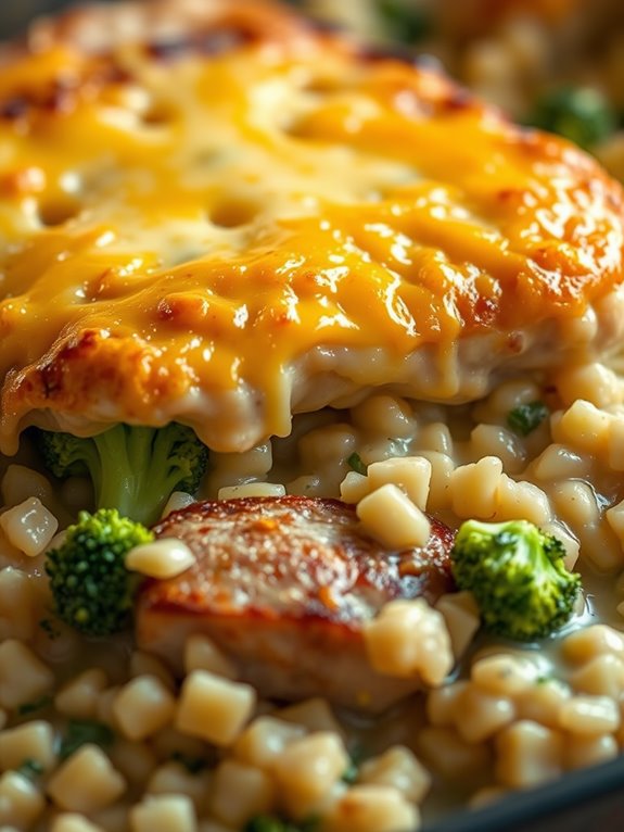 broccoli rice pork chop casserole