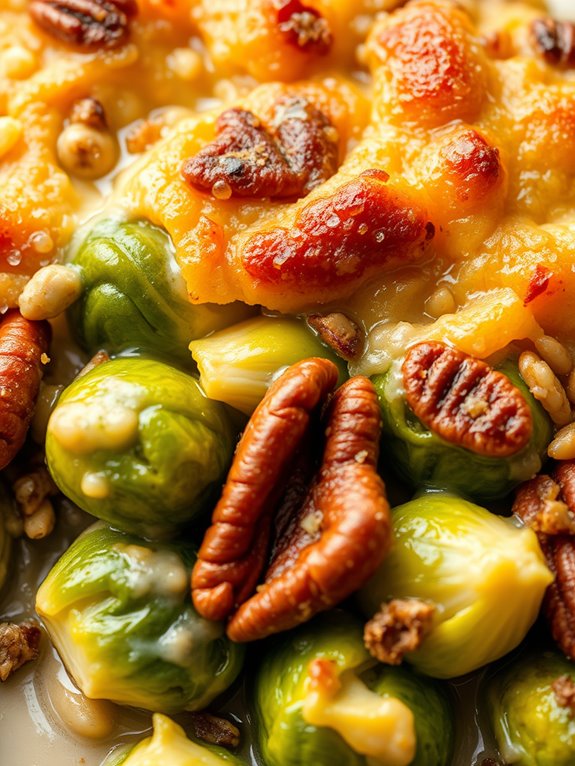 brussels sprouts pecan casserole