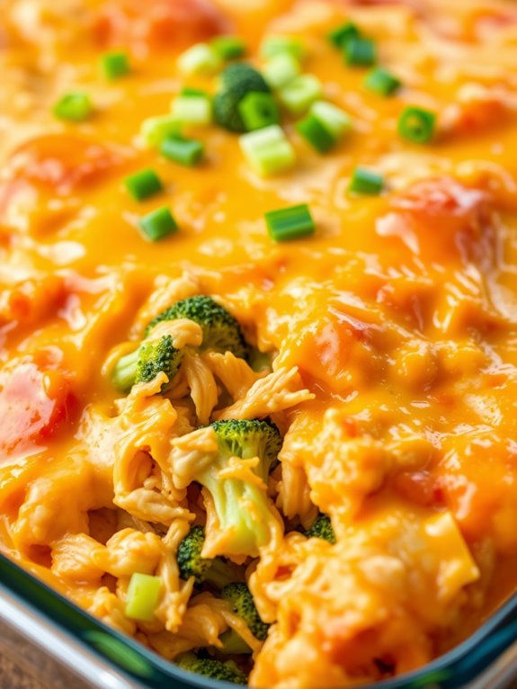 buffalo chicken broccoli casserole