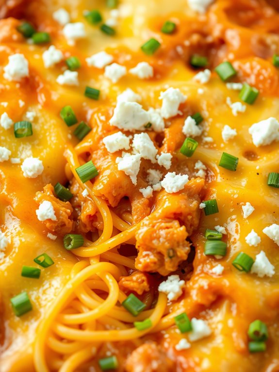 buffalo chicken casserole dish
