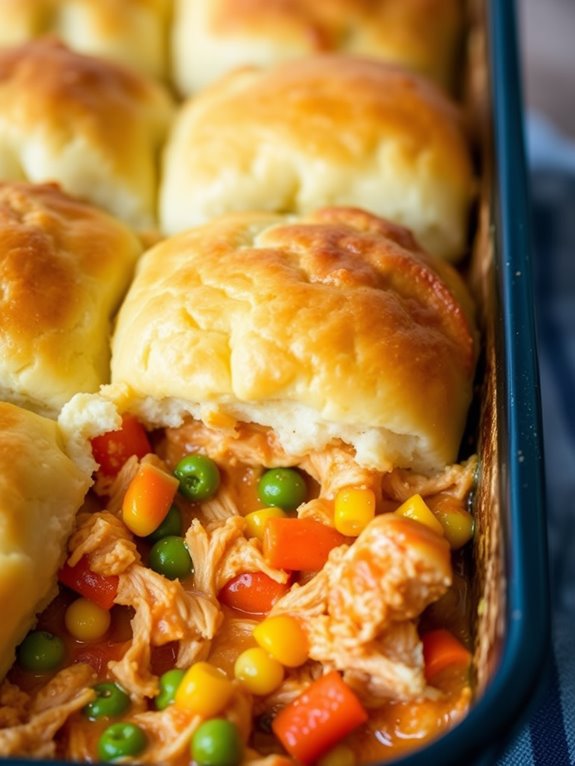 buffalo chicken casserole dish