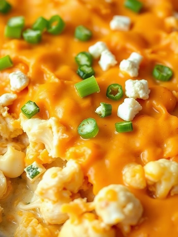 buffalo chicken cauliflower casserole