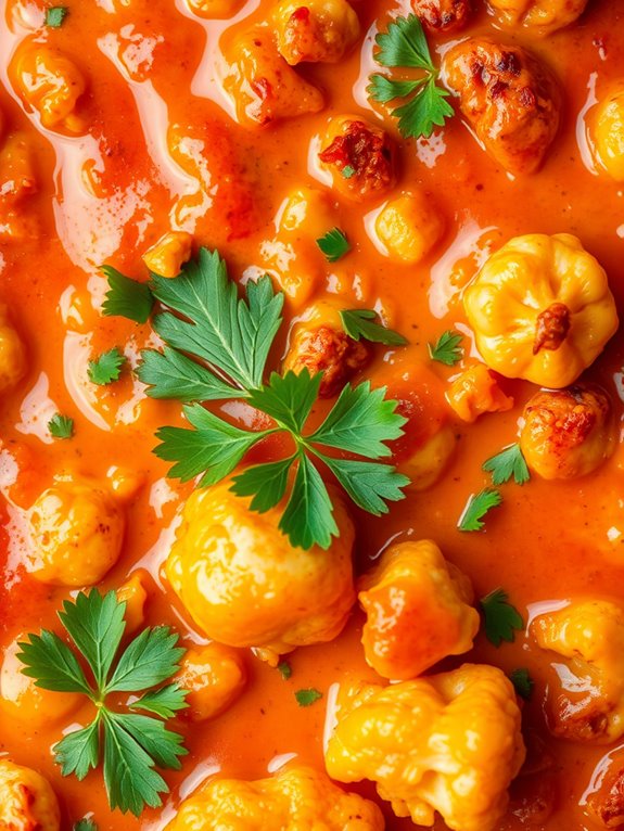 buffalo chicken cauliflower casserole