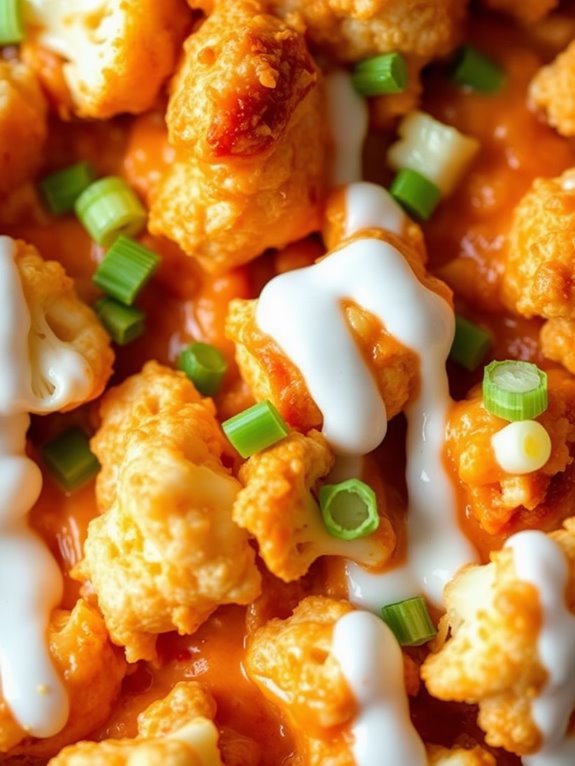buffalo chicken cauliflower casserole