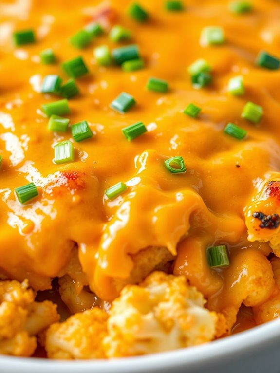 buffalo chicken cauliflower casserole