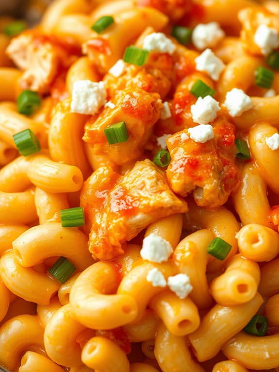 buffalo chicken mac and cheese