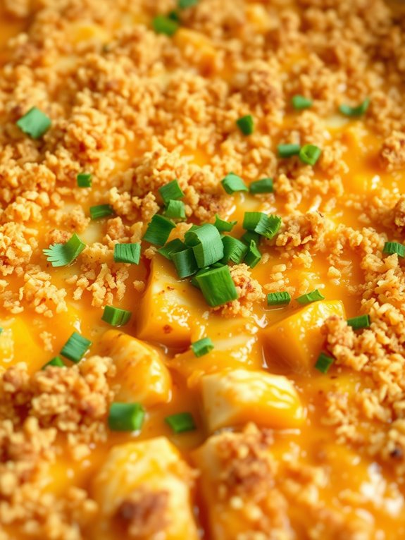 buffalo chicken potato casserole