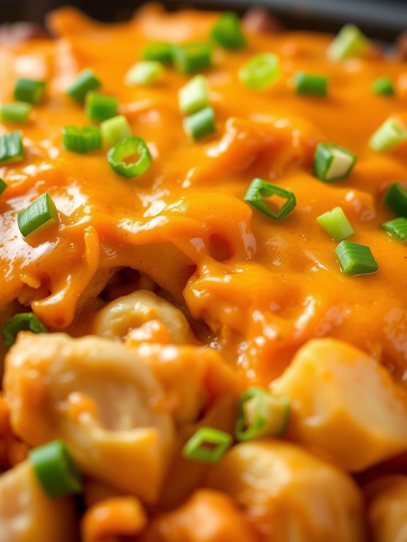 buffalo chicken potato casserole