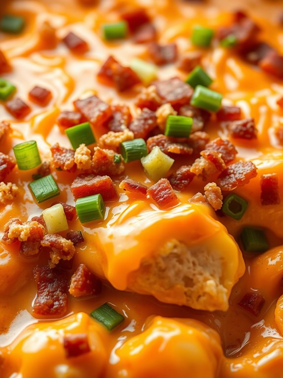 buffalo chicken potato casserole