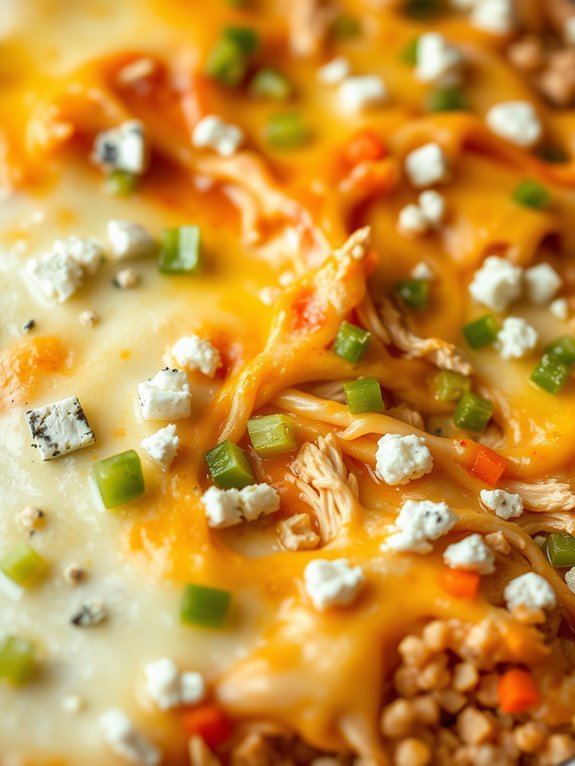 buffalo chicken quinoa casserole