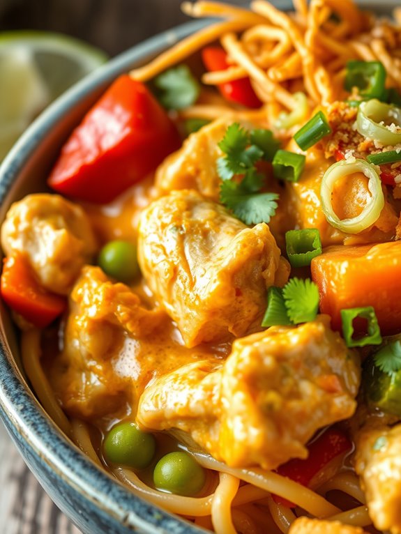 burmese noodle soup casserole