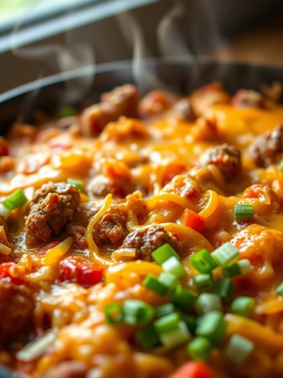 cajun casserole with sausage