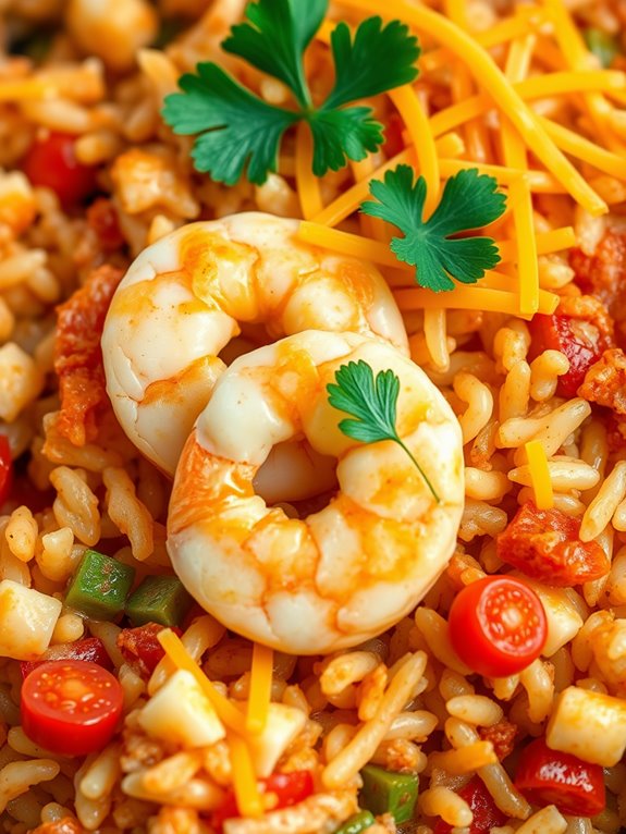 cajun shrimp rice dish
