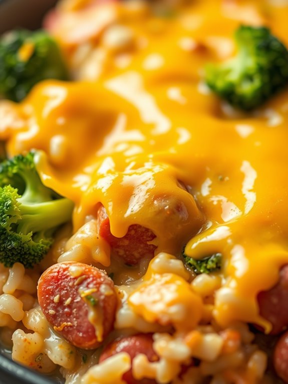 casserole with hot dogs