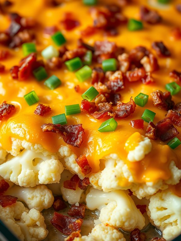 cauliflower bacon casserole recipe