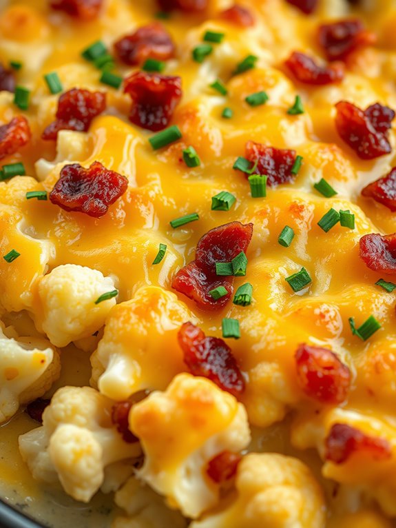 cauliflower bacon casserole recipe