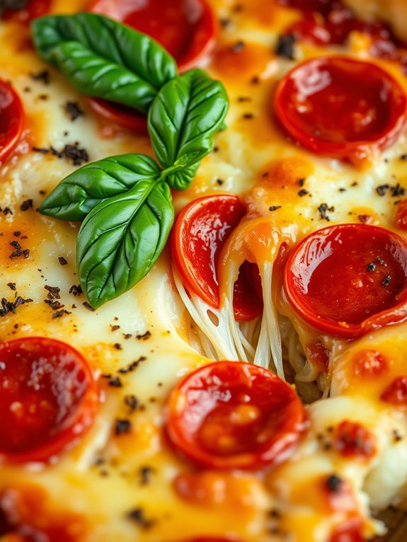 cauliflower based pizza dish