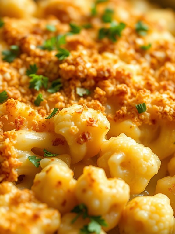 cauliflower mac and cheese