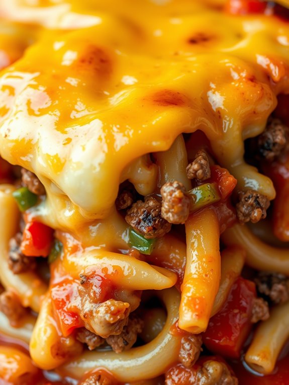 cheeseburger casserole recipe instructions