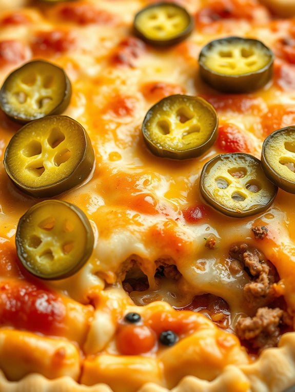 cheeseburger pizza casserole recipe