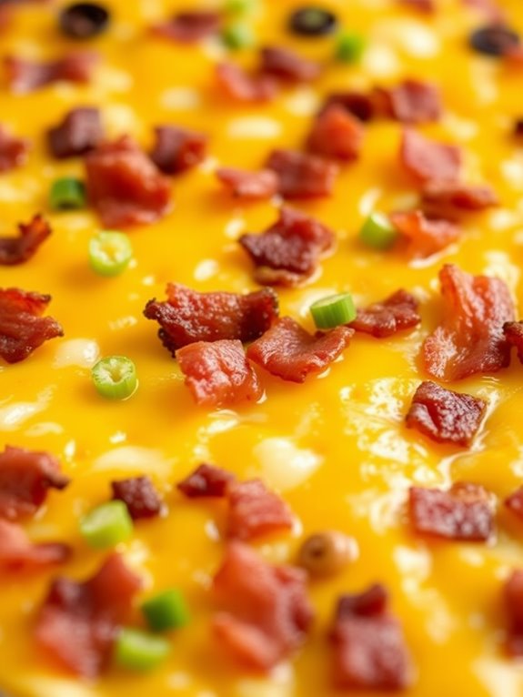 cheesy bacon egg casserole