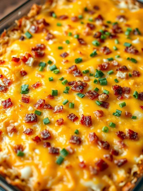 cheesy bacon hash browns