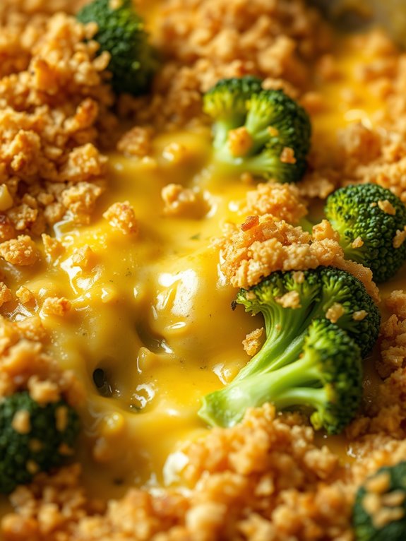 cheesy broccoli baked dish
