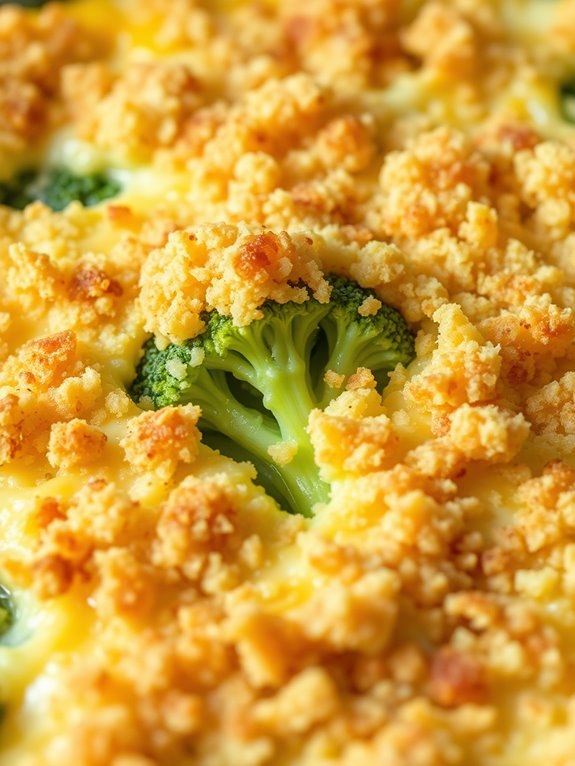 cheesy broccoli baked dish