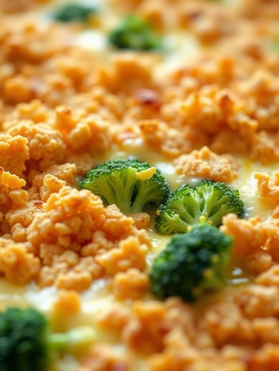 cheesy broccoli casserole dish