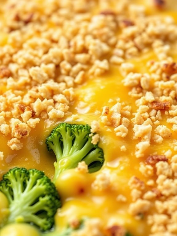 cheesy broccoli casserole dish